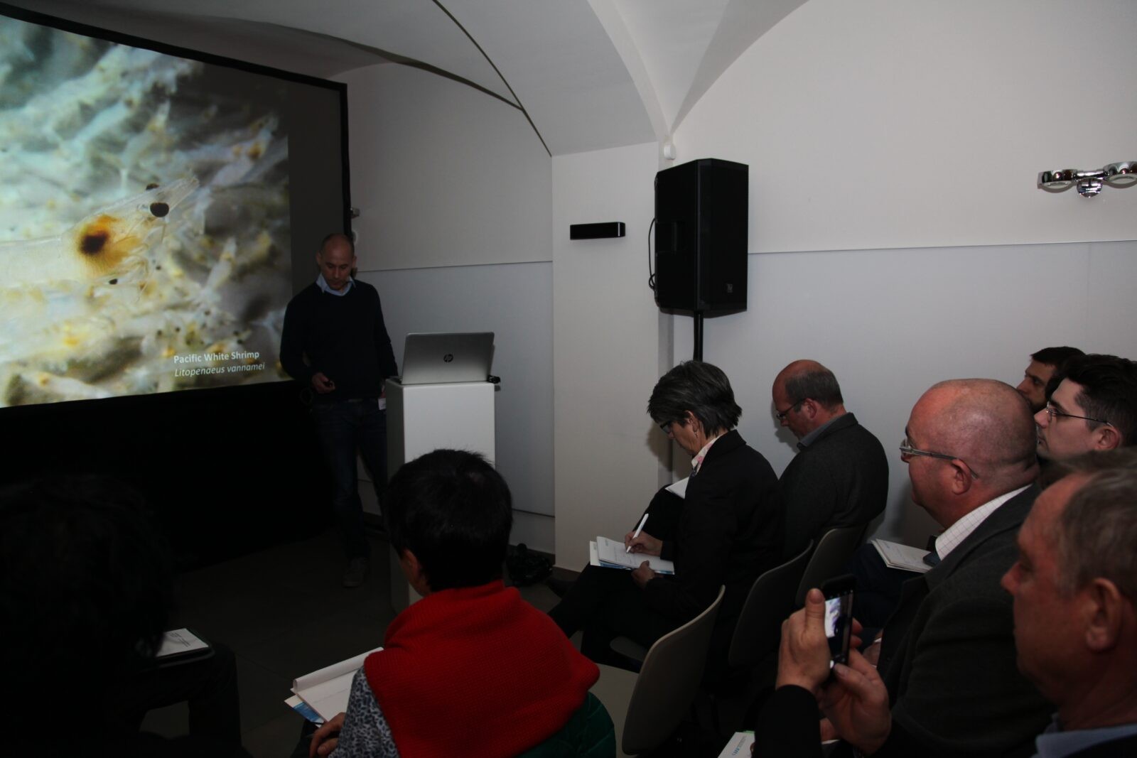 Dr. Bert Wecker presenting