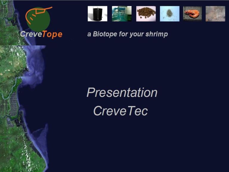 Eric de Muylder presenting CreveTope – a Biotope for your shrimp